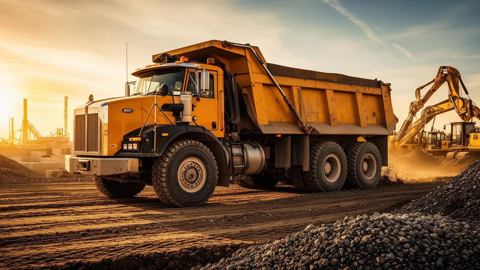 F&S Expedited LLC dump truck for professional hauling services
